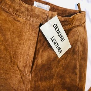 Vintage Chadwick’s beige genuine leather pants